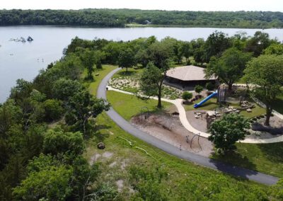 beaver shelter nature playground in olathe ks